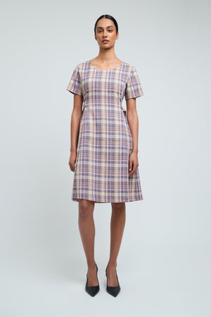 Celeste Dress - Pink Check